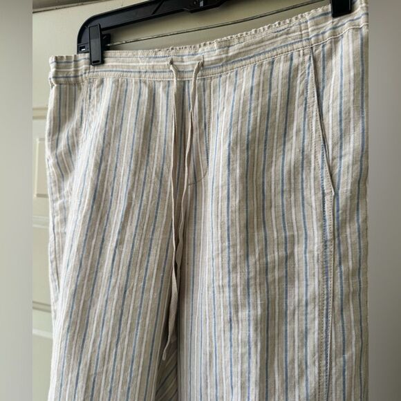 J. Jill 100% Linen Striped Pants – Size S - Picture 14 of 15